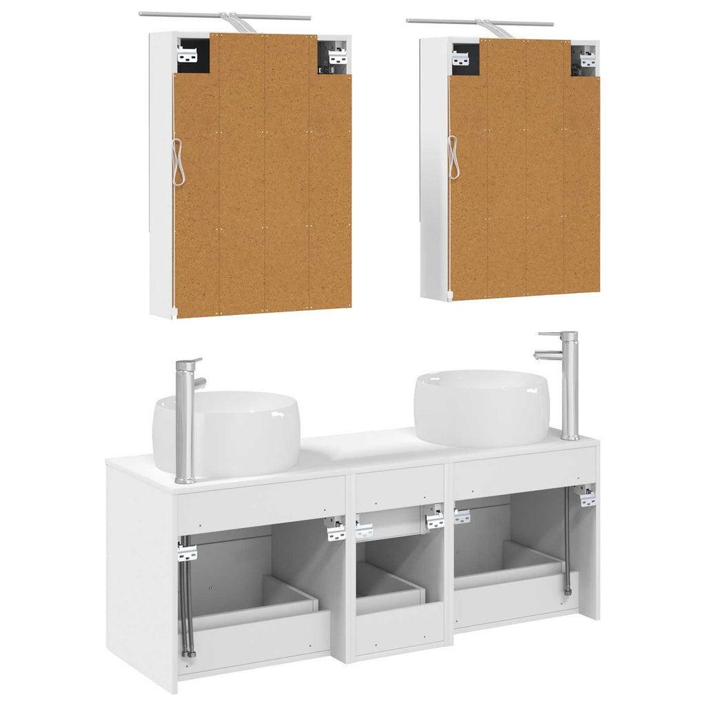 vidaXL Zestaw mebli łazienkowych 5 pcs Biały