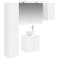 vidaXL Zestaw Szafek Łazienkowych 5 pcs Biały 50 x 14,5 x 70 cm
