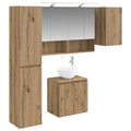 vidaXL Zestaw Szafek Łazienkowych 5 pcs Dąb artisan 50 x 14,5 x 70 cm