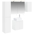 vidaXL Zestaw Szafek Łazienkowych 5 pcs Biały 50 x 14,5 x 70 cm