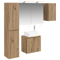 vidaXL Zestaw Szafek Łazienkowych 5 pcs Dąb artisan 50 x 14,5 x 70 cm