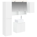 vidaXL Zestaw Szafek Łazienkowych 5 pcs Biały 50 x 14,5 x 70 cm