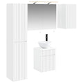 vidaXL Zestaw Szafek Łazienkowych 5 pcs Biały 40 x 10,5 x 60,5 cm
