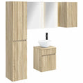 vidaXL Zestaw Szafek Łazienkowych 5 pcs dąb Sonoma 43 x 11,5 x 60,5 cm