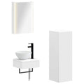 vidaXL Zestaw Szafek Łazienkowych 4 pcs Biały 43 x 11,5 x 60,5 cm