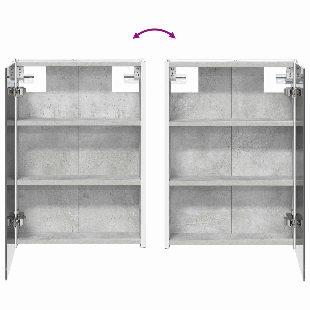 vidaXL Zestaw Szafek Łazienkowych 4 pcs Betonowy szary