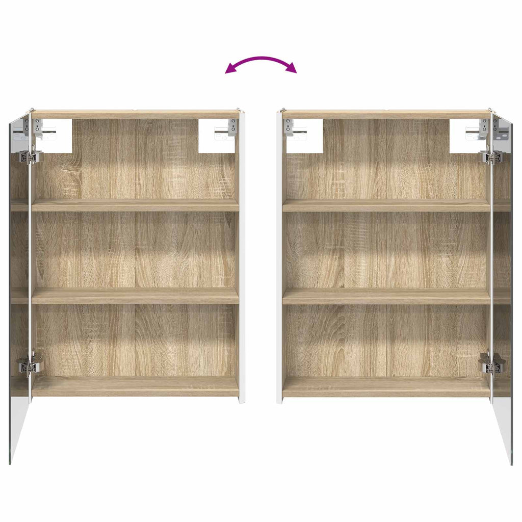 vidaXL Zestaw mebli łazienkowych 4 pcs dąb Sonoma