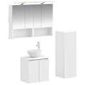 vidaXL Zestaw mebli łazienkowych 4 pcs Biały