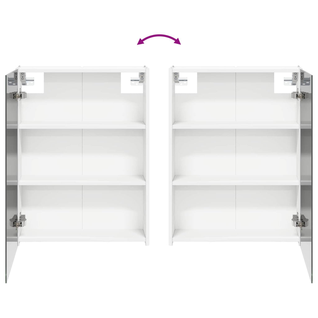 vidaXL Zestaw mebli łazienkowych 4 pcs Biały