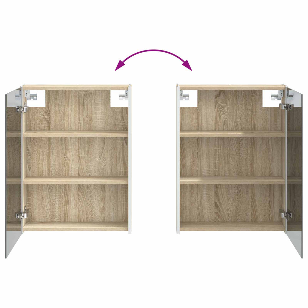 vidaXL Zestaw mebli łazienkowych 4 pcs dąb Sonoma