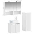 vidaXL Zestaw mebli łazienkowych 4 pcs Biały