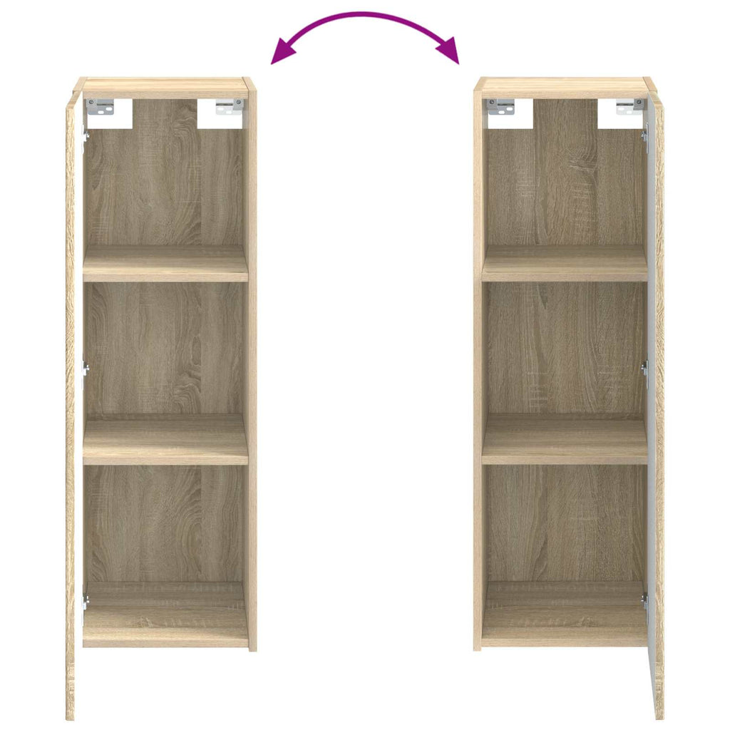 vidaXL Zestaw mebli łazienkowych 4 pcs dąb Sonoma