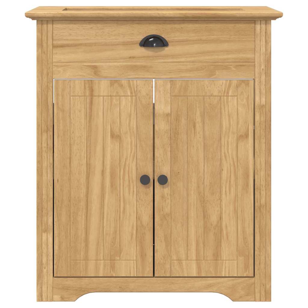 vidaXL Szafka Łazienkowa z drzwiami BODO Miodowy brąz 70 x 35 x 80 cm