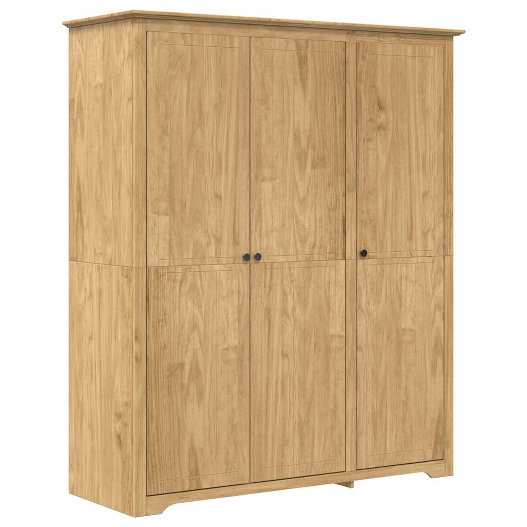 vidaXL Garderoba z drzwiami BODO Miodowy brąz 146 x 53,5 x 173 cm