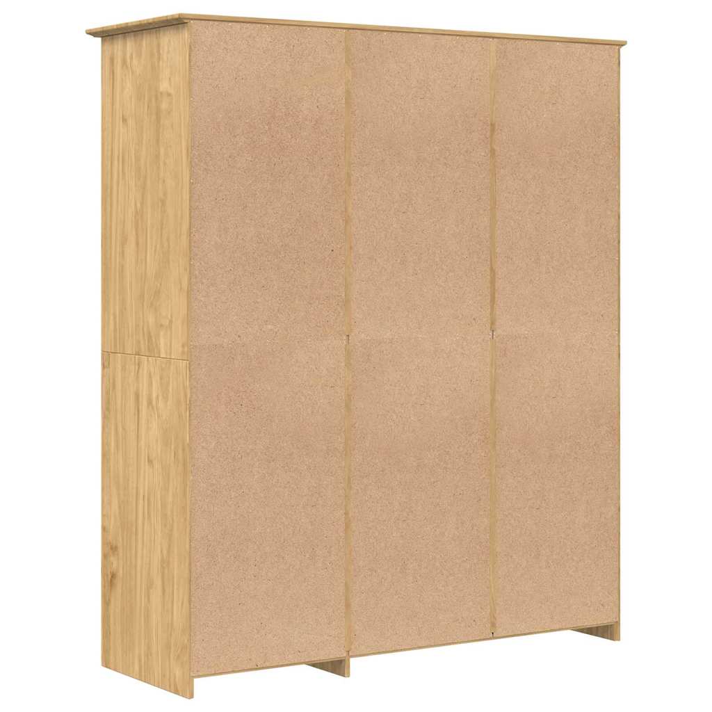 vidaXL Garderoba z drzwiami BODO Miodowy brąz 146 x 53,5 x 173 cm