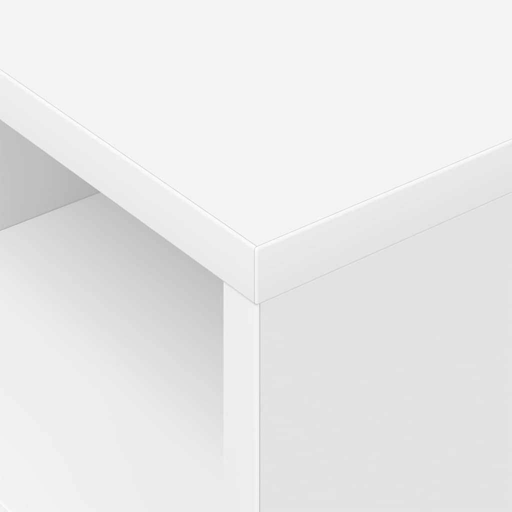 vidaXL Stolik końcowy 2 pcs Biały 30,5 x 30 x 45 cm