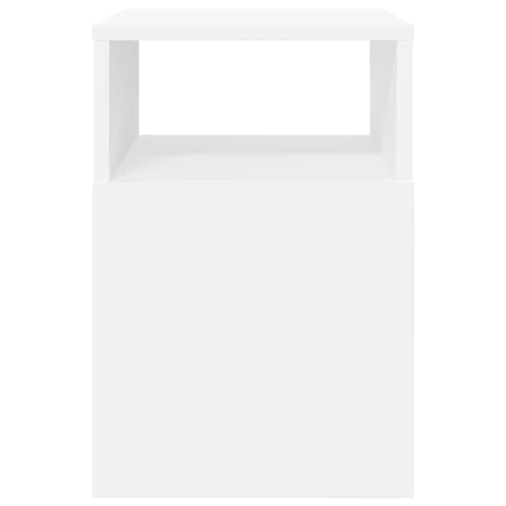 vidaXL Stolik końcowy 2 pcs Biały 30,5 x 30 x 45 cm