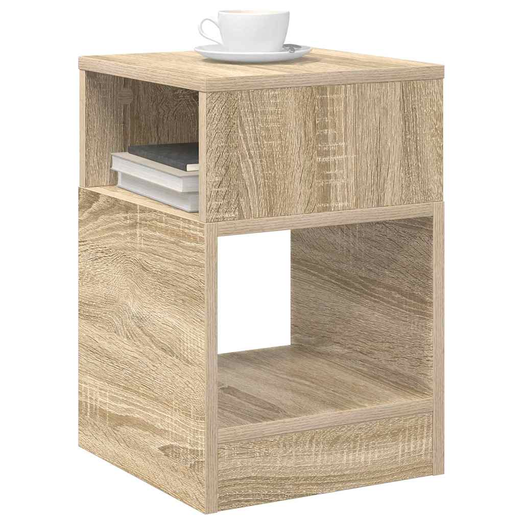 vidaXL Stolik końcowy Dąb Sonoma 30,5 x 30 x 45 cm Drewno inżynieryjne