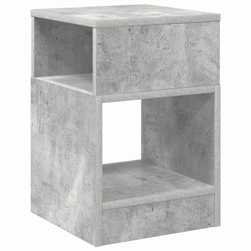 vidaXL Stolik końcowy Betonowy szary 30,5 x 30 x 45 cm