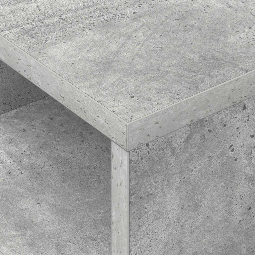 vidaXL Stolik końcowy 2 pcs Betonowy szary 30,5 x 30 x 45 cm