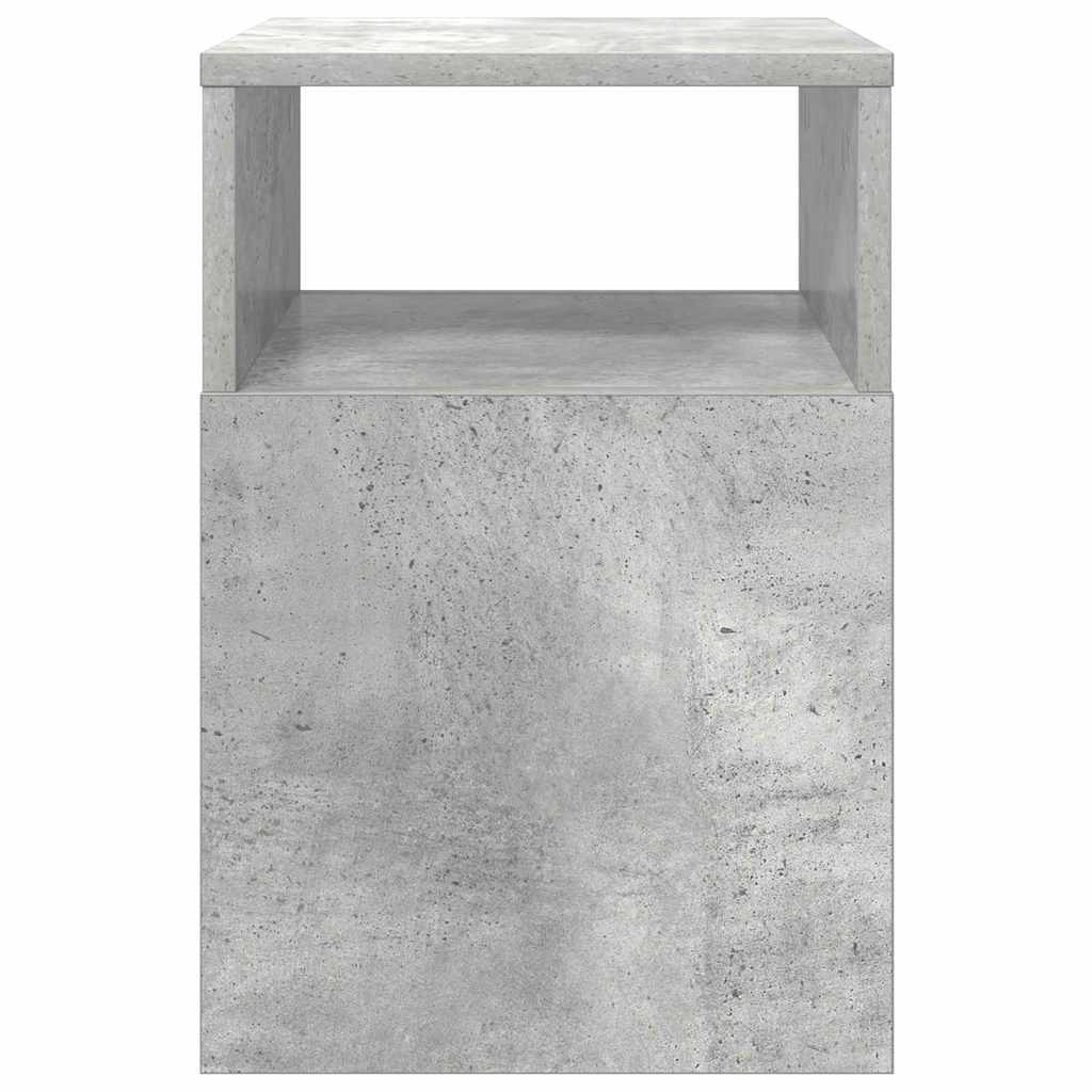 vidaXL Stolik końcowy 2 pcs Betonowy szary 30,5 x 30 x 45 cm