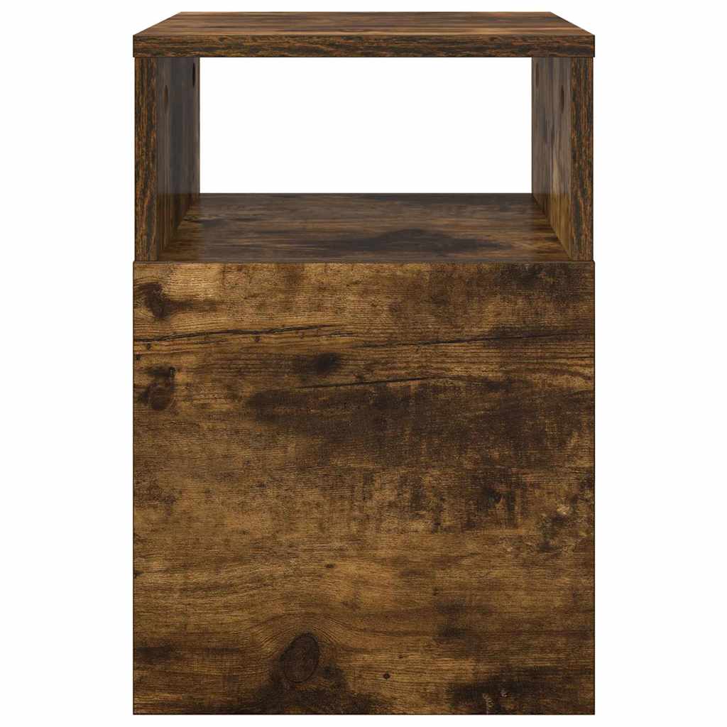 vidaXL Stolik końcowy 2 pcs Dąb wędzony 30,5 x 30 x 45 cm