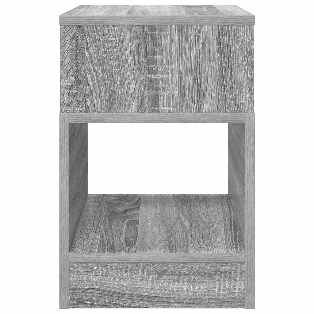vidaXL Stolik końcowy Szary Sonoma 30,5 x 30 x 45 cm