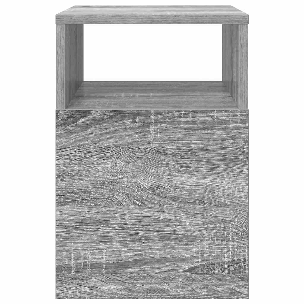 vidaXL Stolik końcowy Szary Sonoma 30,5 x 30 x 45 cm