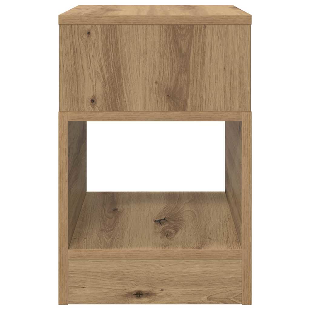 vidaXL Stolik końcowy Dąb rzemieślniczy 30,5 x 30 x 45 cm