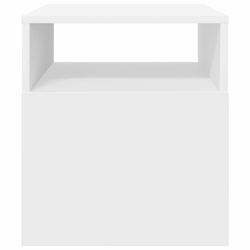 vidaXL Stolik końcowy Biały 40,5 x 40 x 45 cm Materiał drewnopochodny