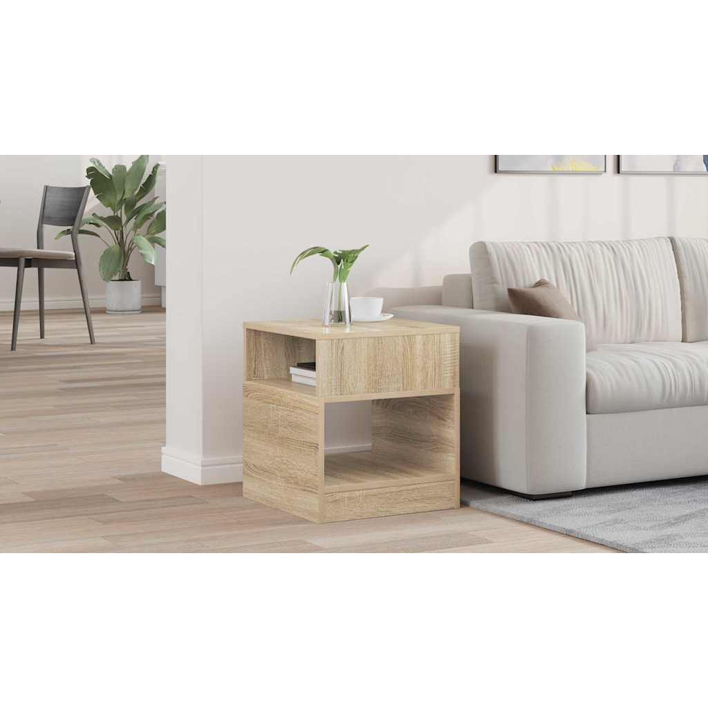 vidaXL Stolik końcowy Dąb Sonoma 40,5 x 40 x 45 cm Drewno inżynieryjne