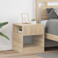 vidaXL Stolik końcowy 2 pcs Dąb Sonoma 40,5 x 40 x 45 cm