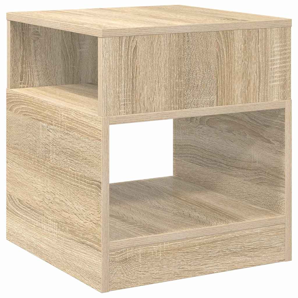 vidaXL Stolik końcowy 2 pcs Dąb Sonoma 40,5 x 40 x 45 cm