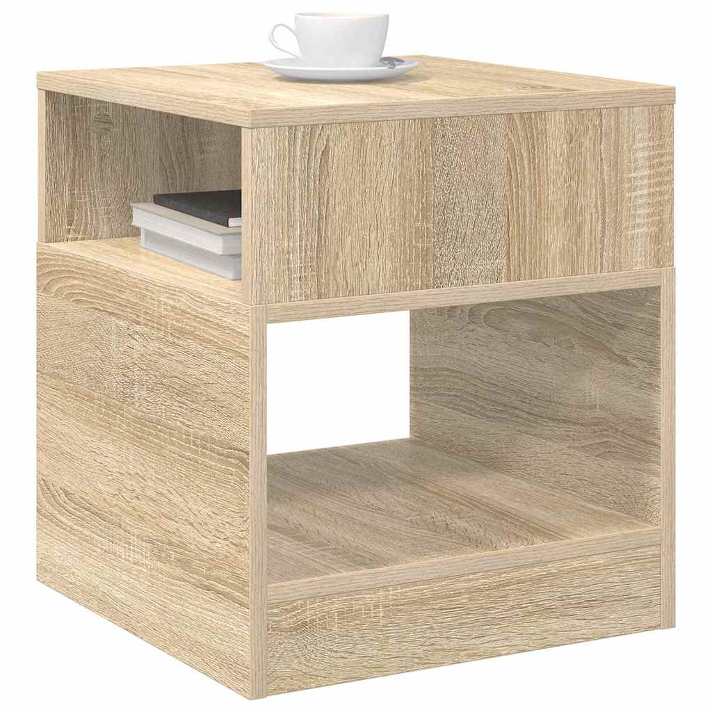 vidaXL Stolik końcowy 2 pcs Dąb Sonoma 40,5 x 40 x 45 cm
