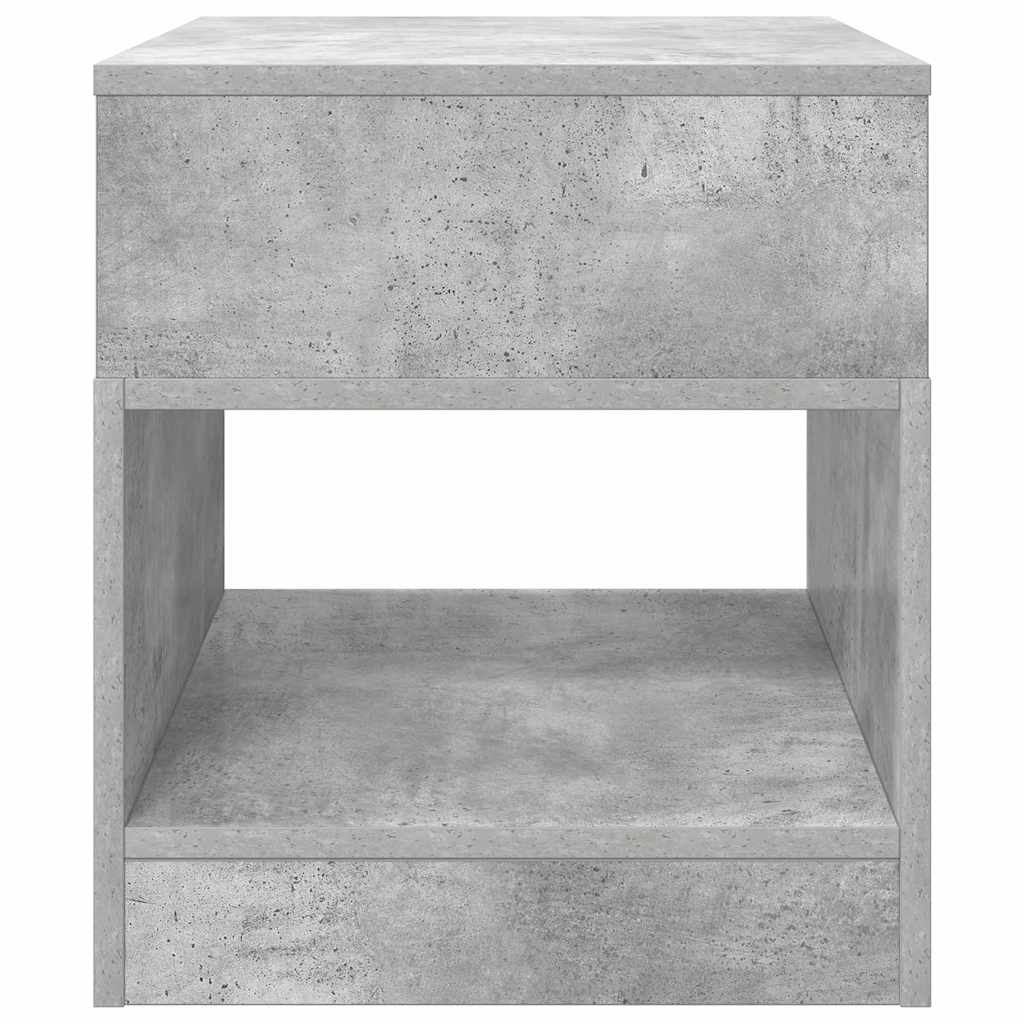 vidaXL Stolik końcowy Betonowy szary 40,5 x 40 x 45 cm