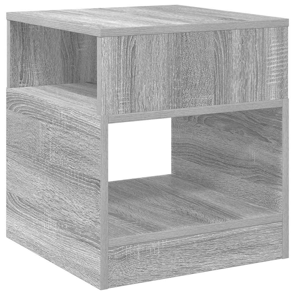 vidaXL Stolik końcowy 2 pcs Szary Sonoma 40,5 x 40 x 45 cm