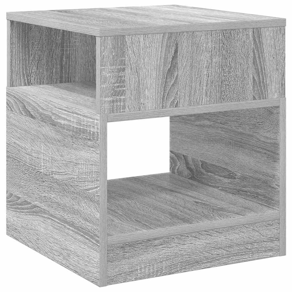 vidaXL Stolik końcowy 2 pcs Szary Sonoma 40,5 x 40 x 45 cm
