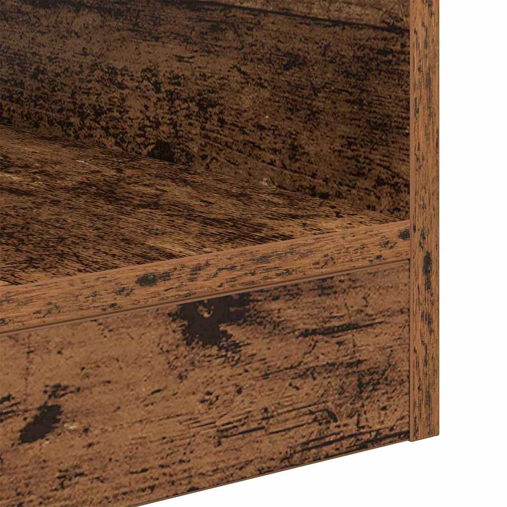 vidaXL Stolik końcowy 2 pcs Stare drewno 40,5 x 40 x 45 cm