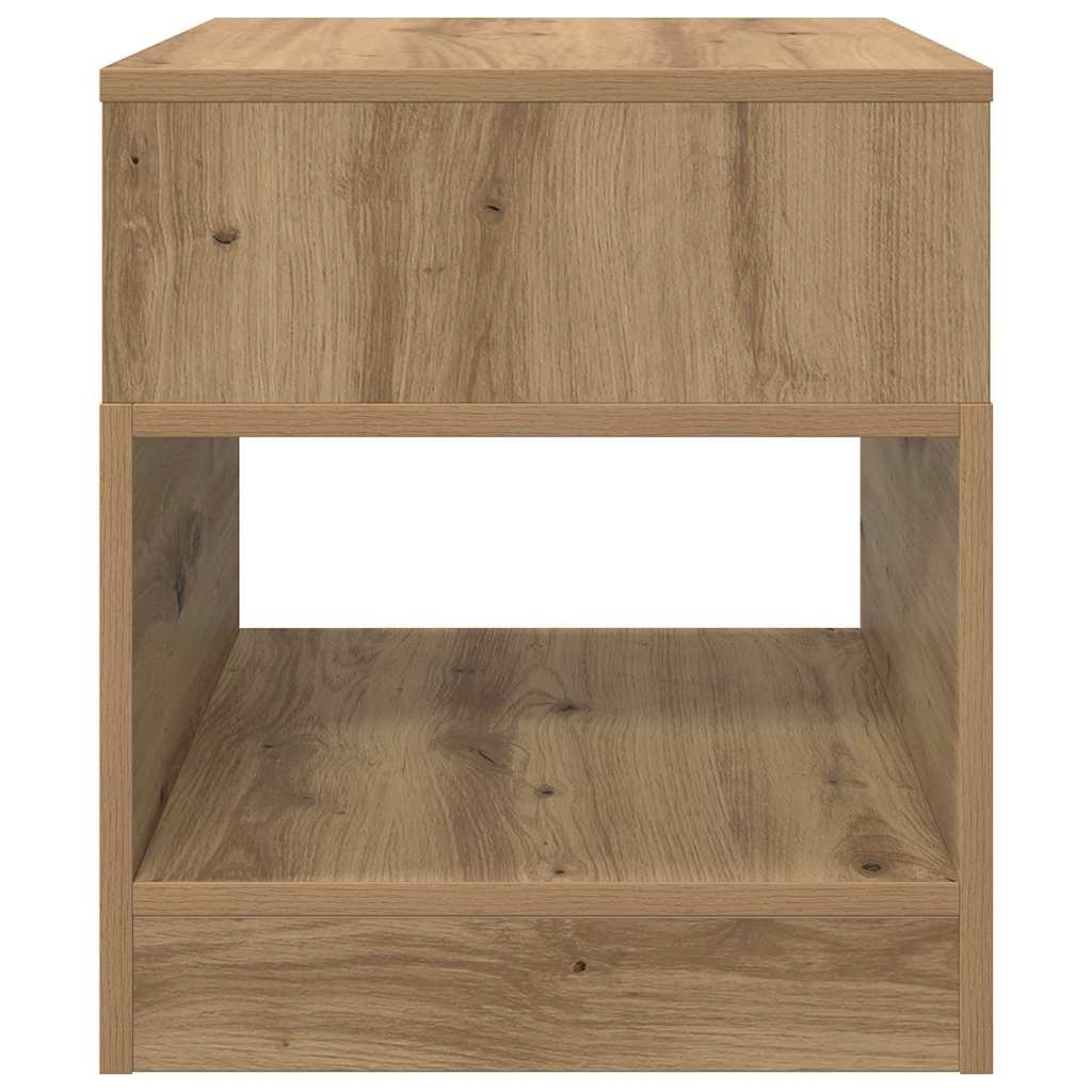 vidaXL Stolik końcowy Dąb rzemieślniczy 40,5 x 40 x 45 cm