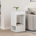 vidaXL Stolik końcowy Biały 30 x 30 x 56 cm Materiał drewnopochodny
