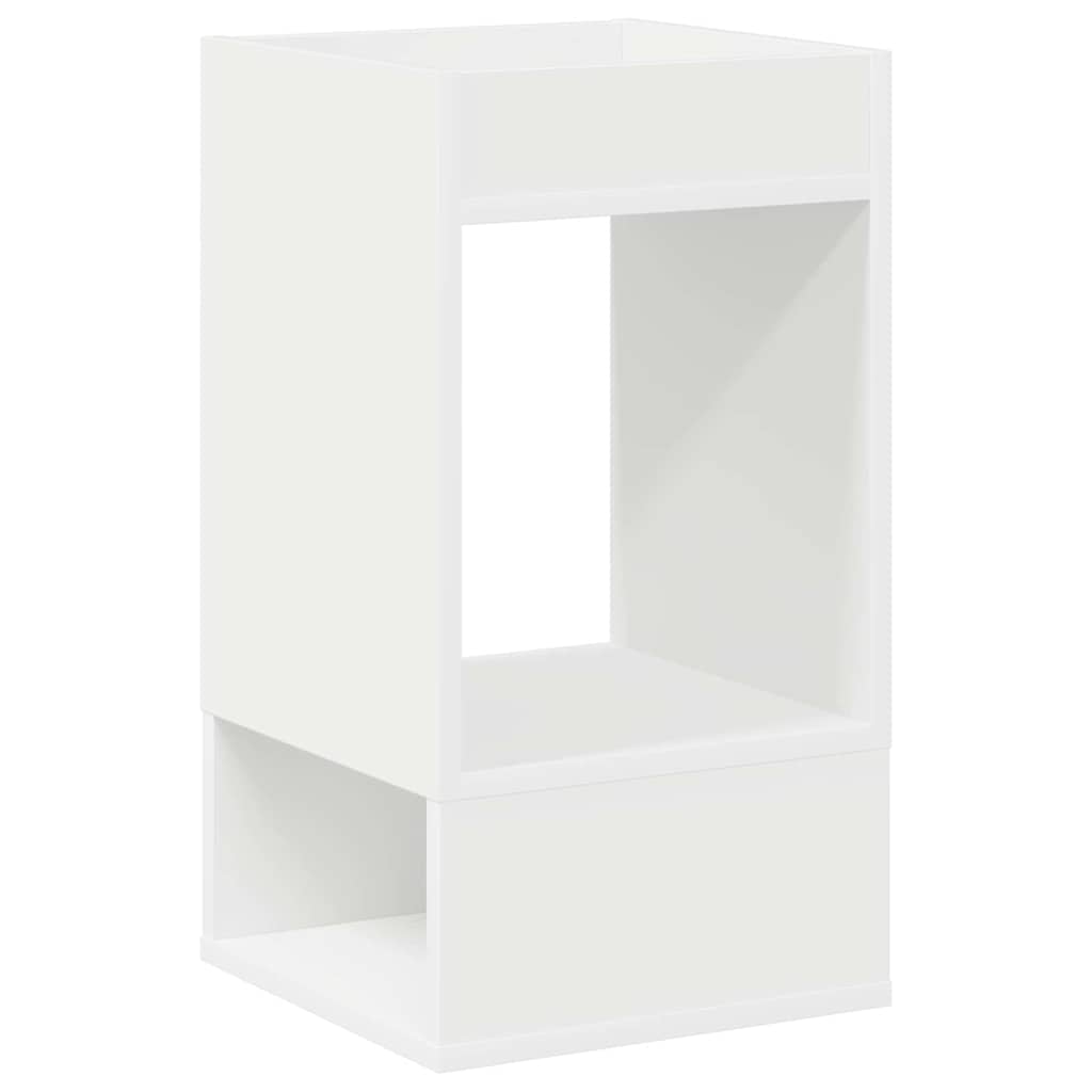 vidaXL Stolik końcowy Biały 30 x 30 x 56 cm Materiał drewnopochodny