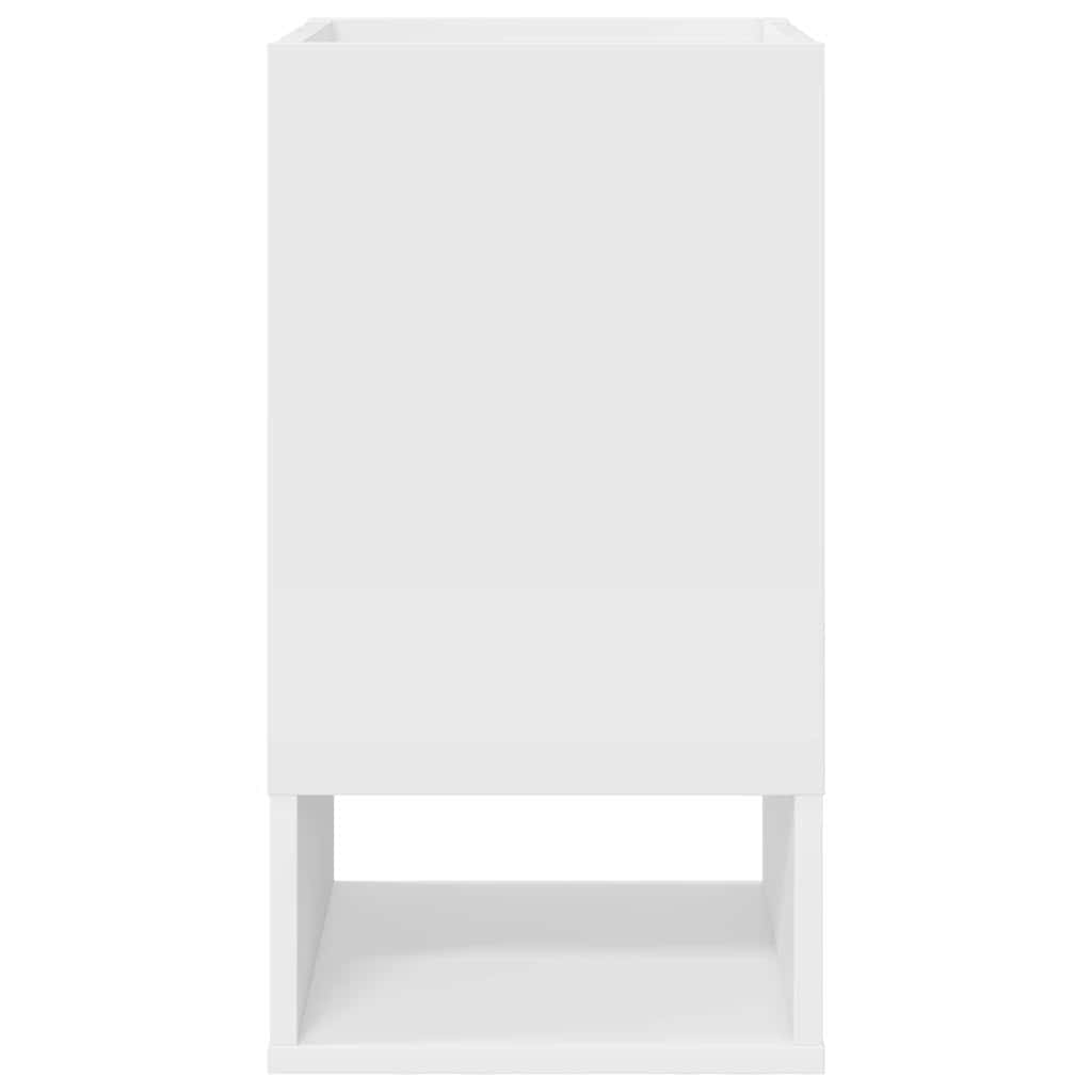 vidaXL Stolik końcowy Biały 30 x 30 x 56 cm Materiał drewnopochodny