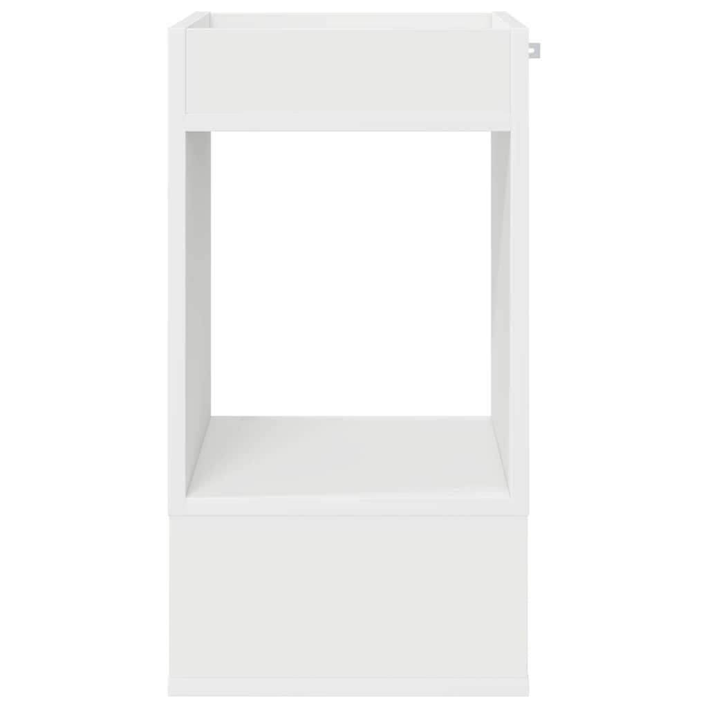 vidaXL Stolik końcowy 2 pcs Biały 30 x 30 x 56 cm
