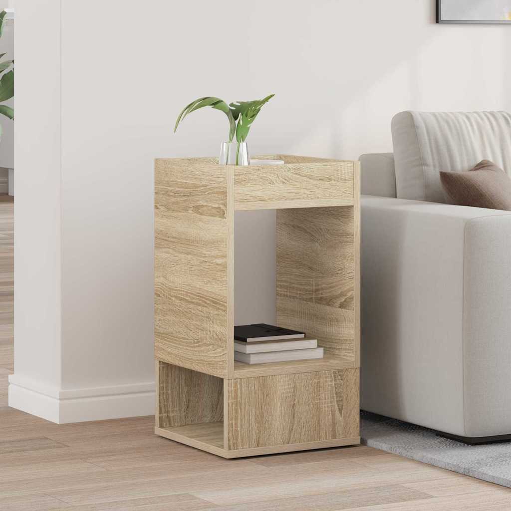 vidaXL Stolik końcowy Dąb Sonoma 30 x 30 x 56 cm Drewno inżynieryjne