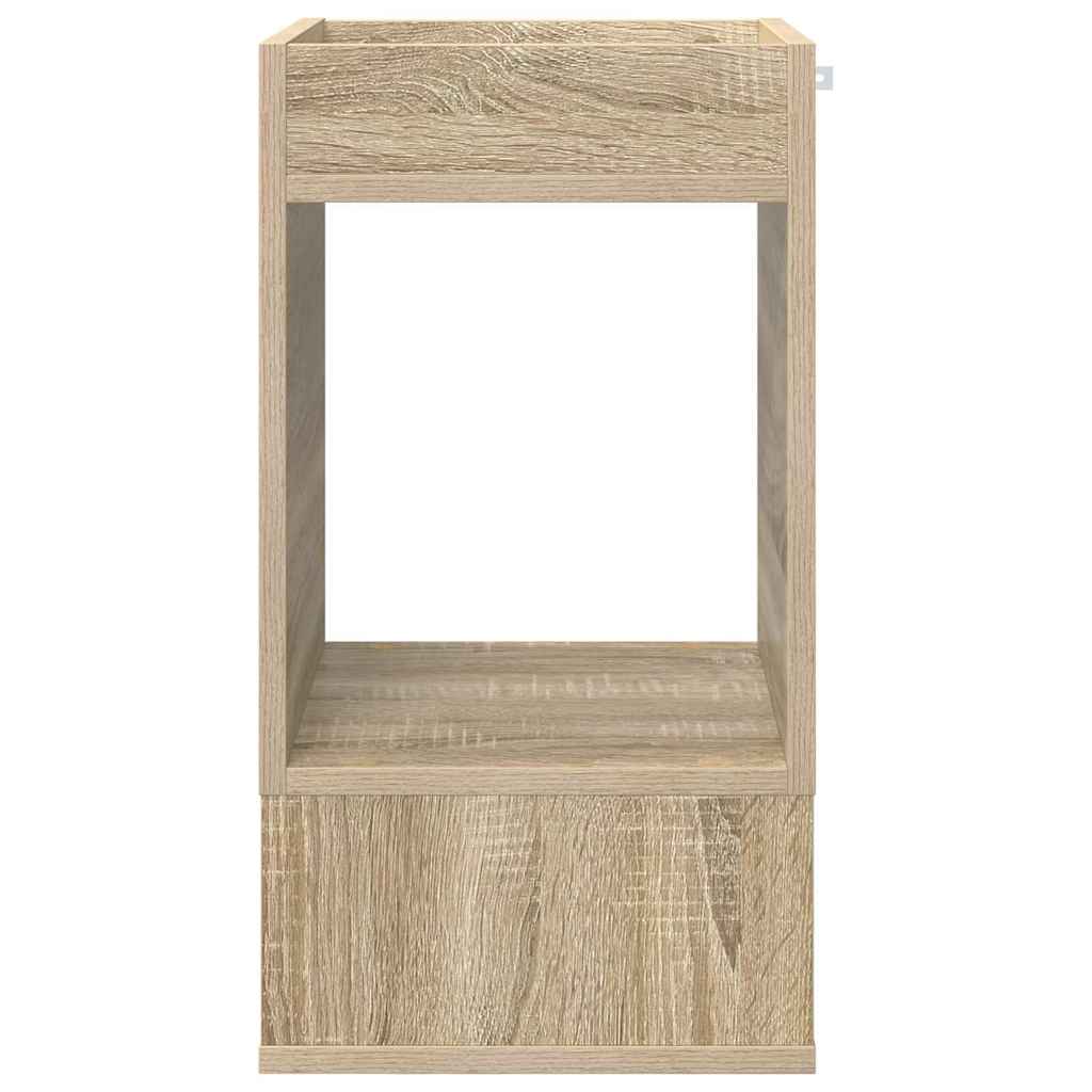 vidaXL Stolik końcowy Dąb Sonoma 30 x 30 x 56 cm Drewno inżynieryjne