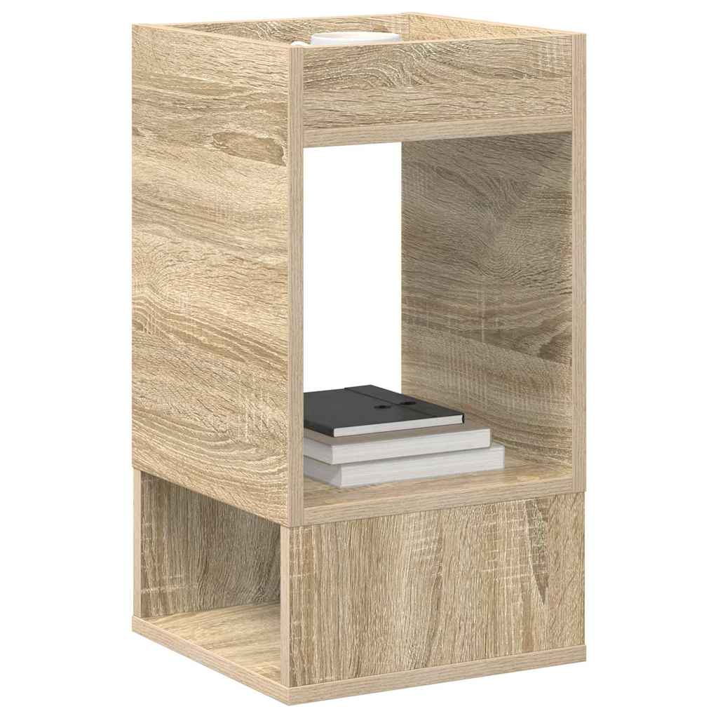 vidaXL Stolik końcowy Dąb Sonoma 30 x 30 x 56 cm Drewno inżynieryjne