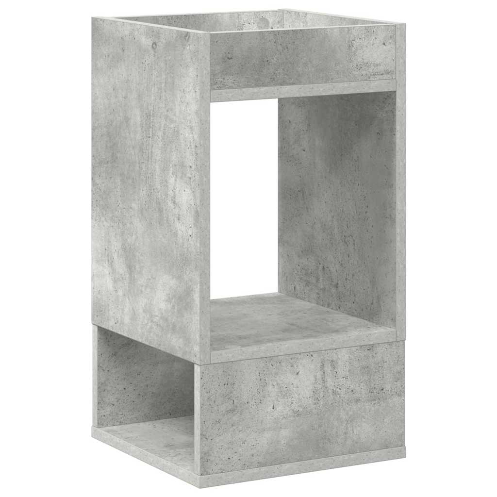 vidaXL Stolik końcowy 2 pcs Betonowy szary 30 x 30 x 56 cm