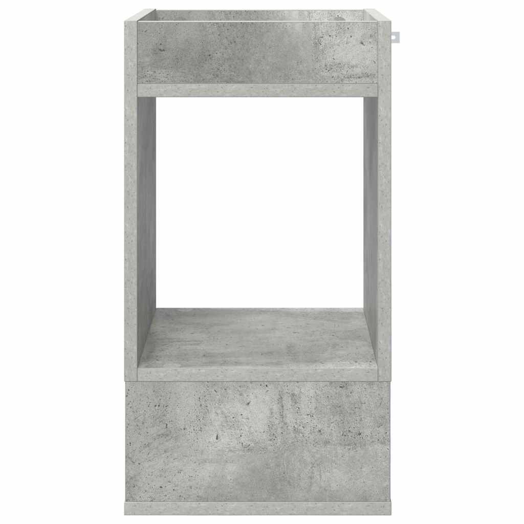 vidaXL Stolik końcowy 2 pcs Betonowy szary 30 x 30 x 56 cm