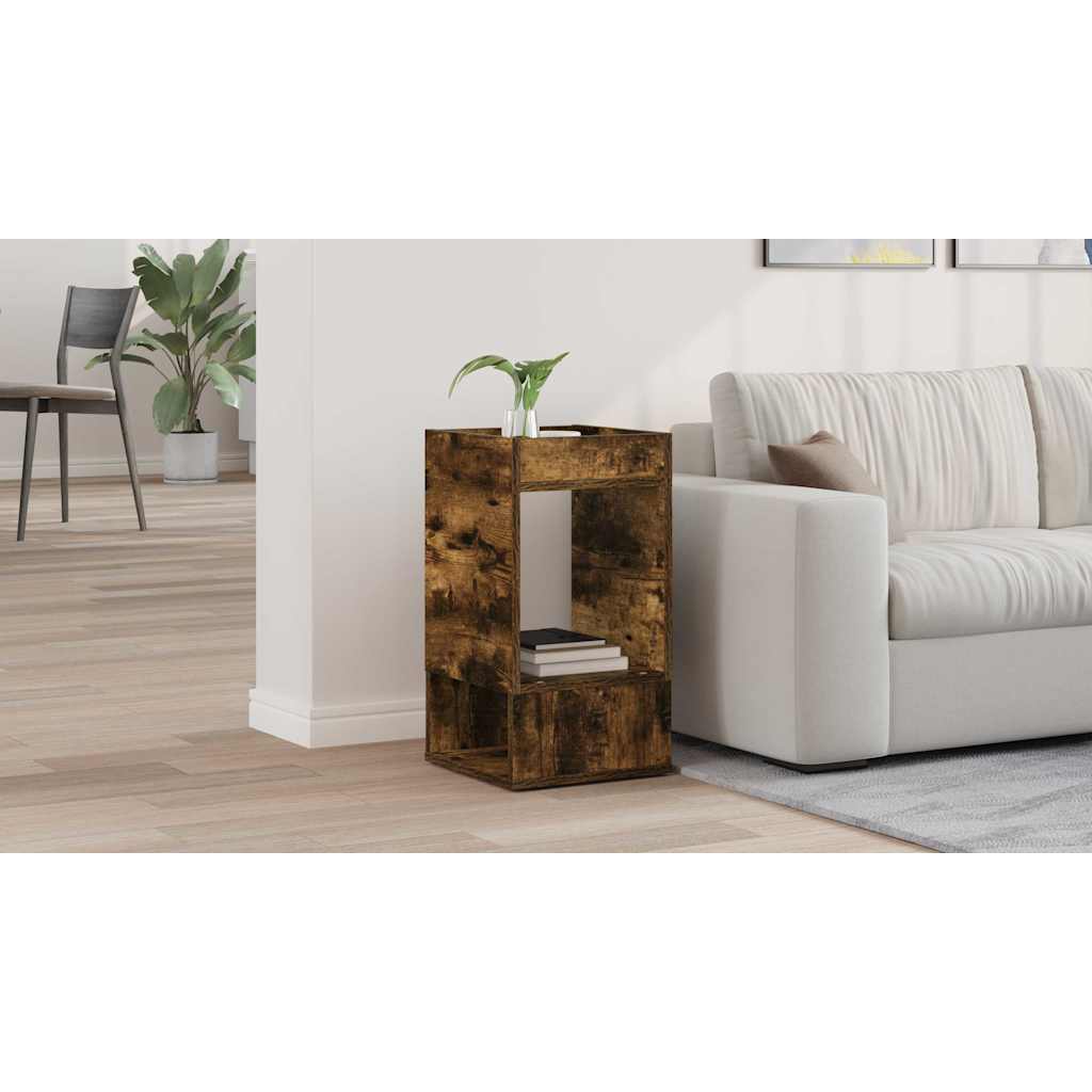 vidaXL Stolik końcowy Dąb wędzony 30 x 30 x 56 cm Drewno inżynieryjne