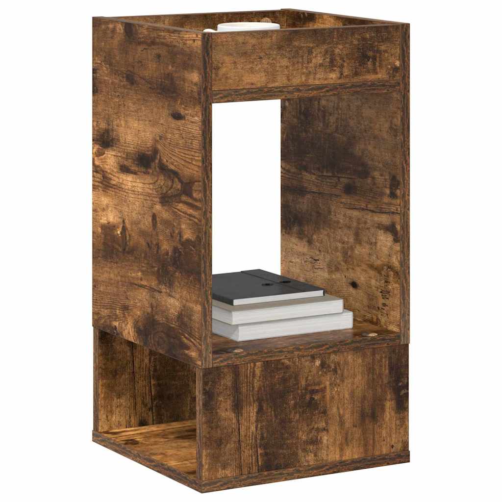 vidaXL Stolik końcowy 2 pcs Dąb wędzony 30 x 30 x 56 cm